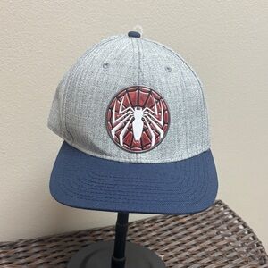 Marvel Spider-Man Adult adjustable Gray, Blue, Red Baseball Hat